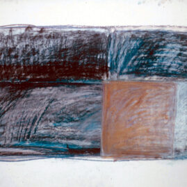 EMZORGNE, 1975, 26 inches x 40 inches, mixed media on paper