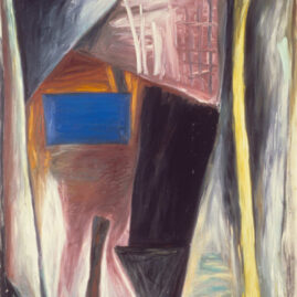 KEYSTONE, 1986, 84 inches x 72 inches, oil on canvas