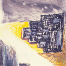 UNTITLED, 1988, 40 inches x 26 inches, mixed media on paper